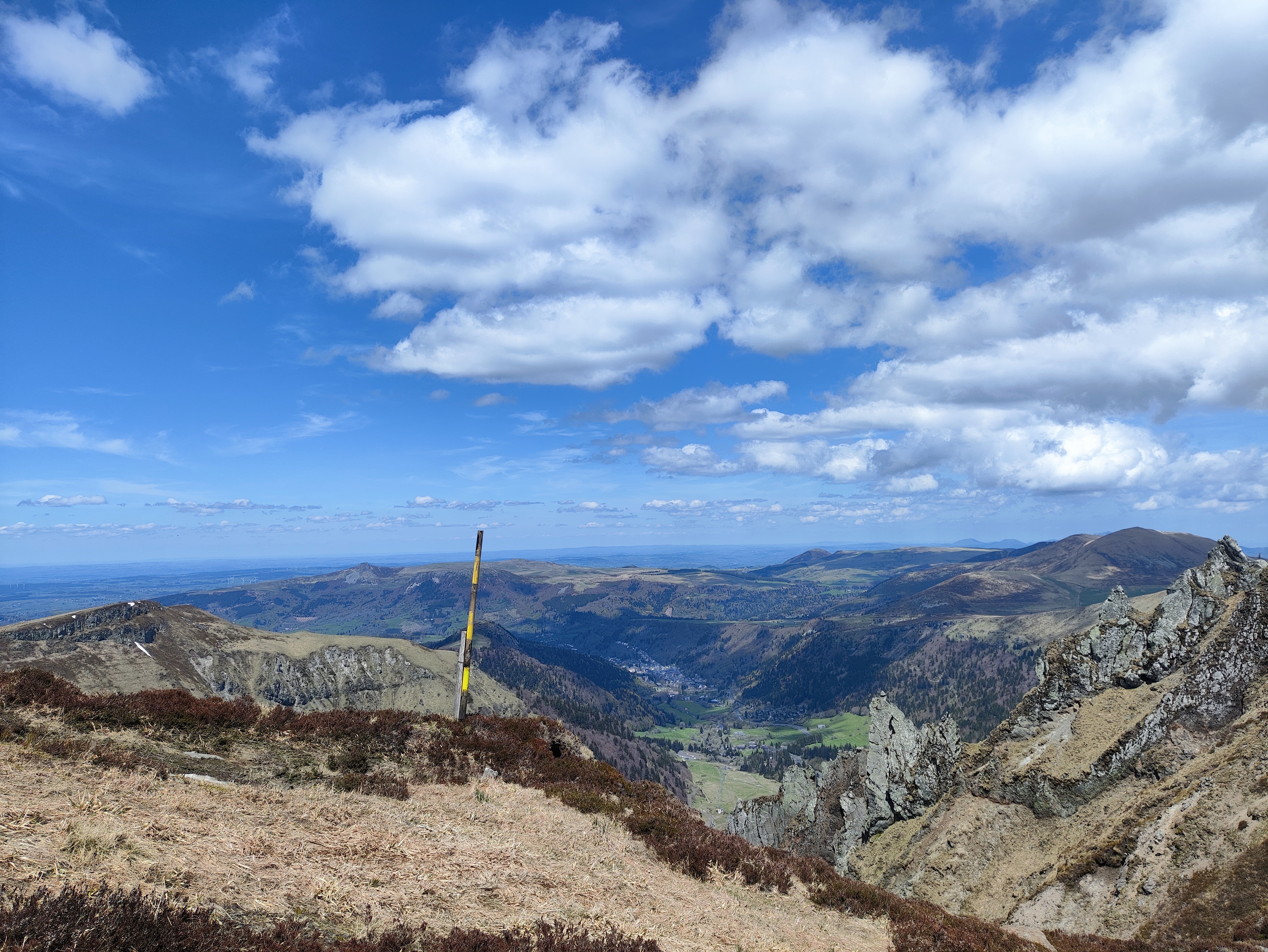 La bourboule du sommet du puy de sancy