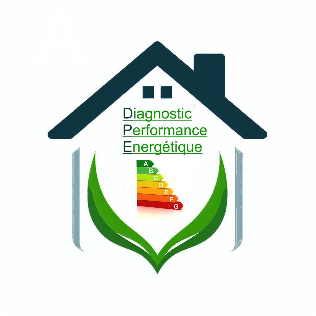 image montrant une maison et un logo DPE